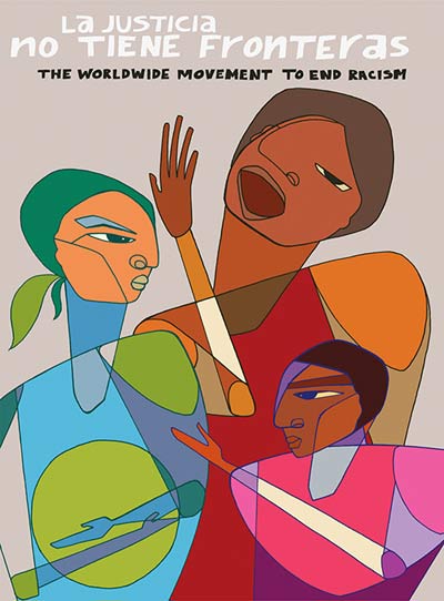 Favianna Rodriguez, La Justicia No Tiene Fronteras, 2012