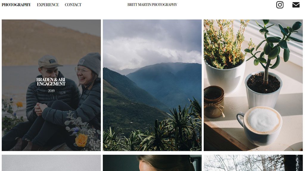 britt portfolio example