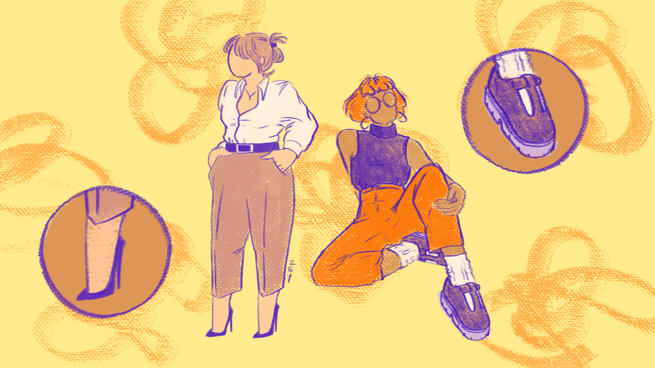 Picking the right shoes for your character design: High Heels and Dress Shoes