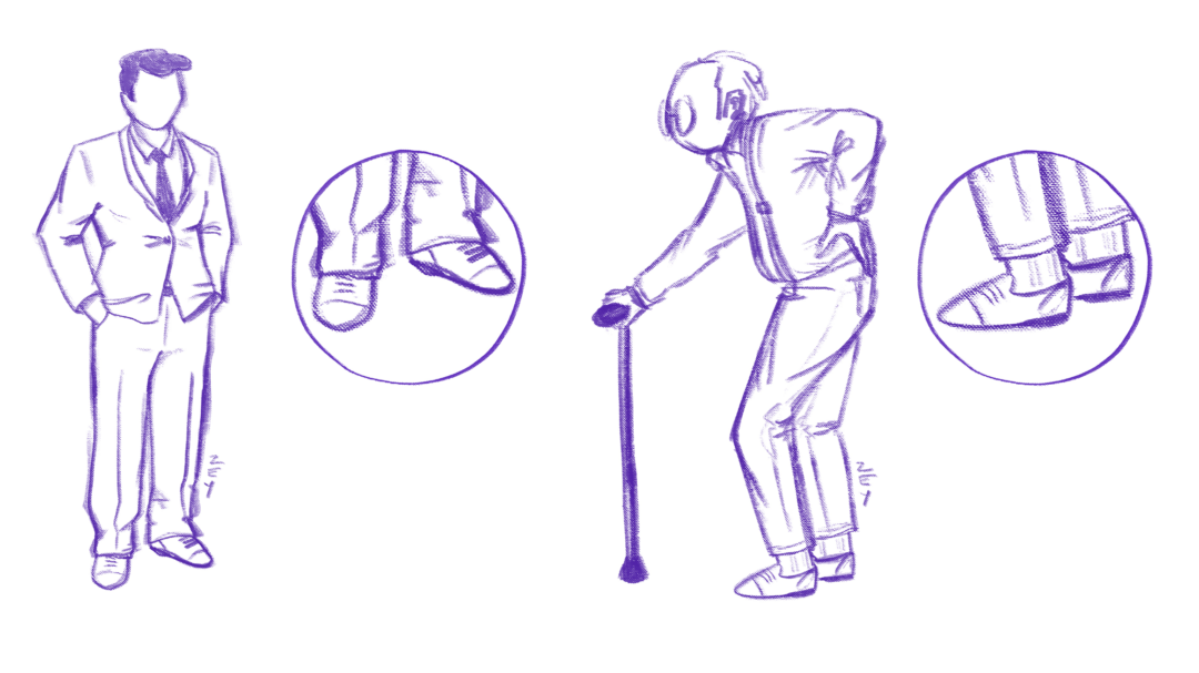 Picking the right shoes for your character design: High Heels and Dress Shoes