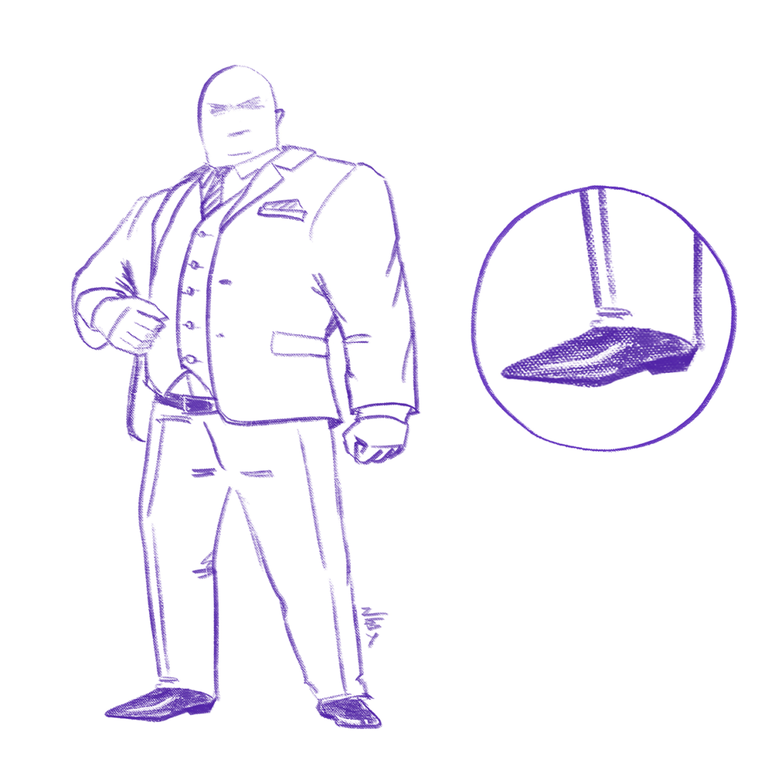 Picking the right shoes for your character design: High Heels and Dress Shoes