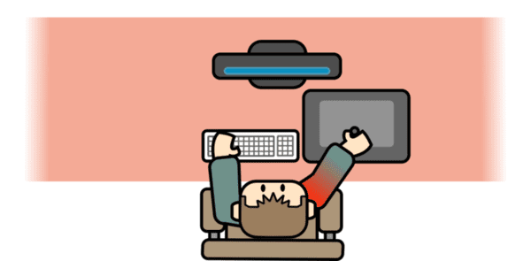 Tablet to the side