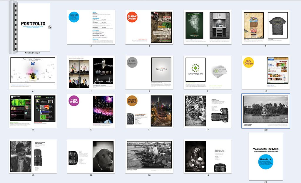 Exemplo de portfólio Hung-Le Exemplo de portfólio Hung-Le
