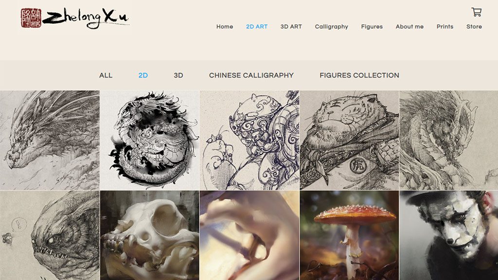 Exemplo de portfólio Zhelong XU Exemplo de portfólio Zhelong XU