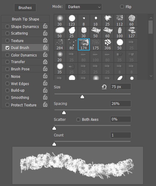 Dual Brush Panel