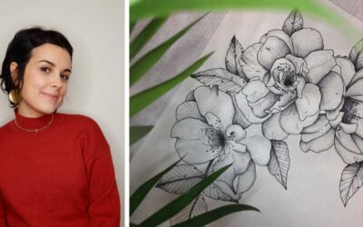 Amy Innocenzi: Crafting Intricate Botanical Tattoo Designs with Wacom One 12 