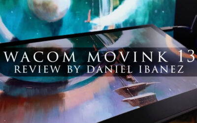 “The perfect 13 inch drawing tablet.” Artist Daniel Ibanez on the new Wacom Movink OLED pen display