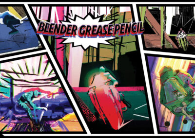 How to Use Maya and the Blender Grease Pencil for ‘Spider-Verse’ Style 3D Animation Workflows