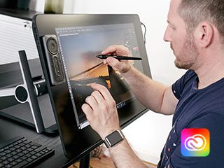 Wacom works with Adobe software